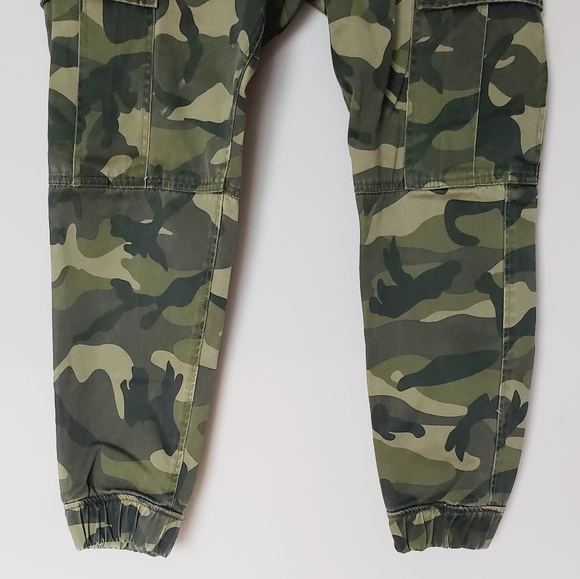 RRL Double RL Men's Camo Jogger Cargo Pants Multi Pockets Size 34 x 33 - Picture 5 of 8